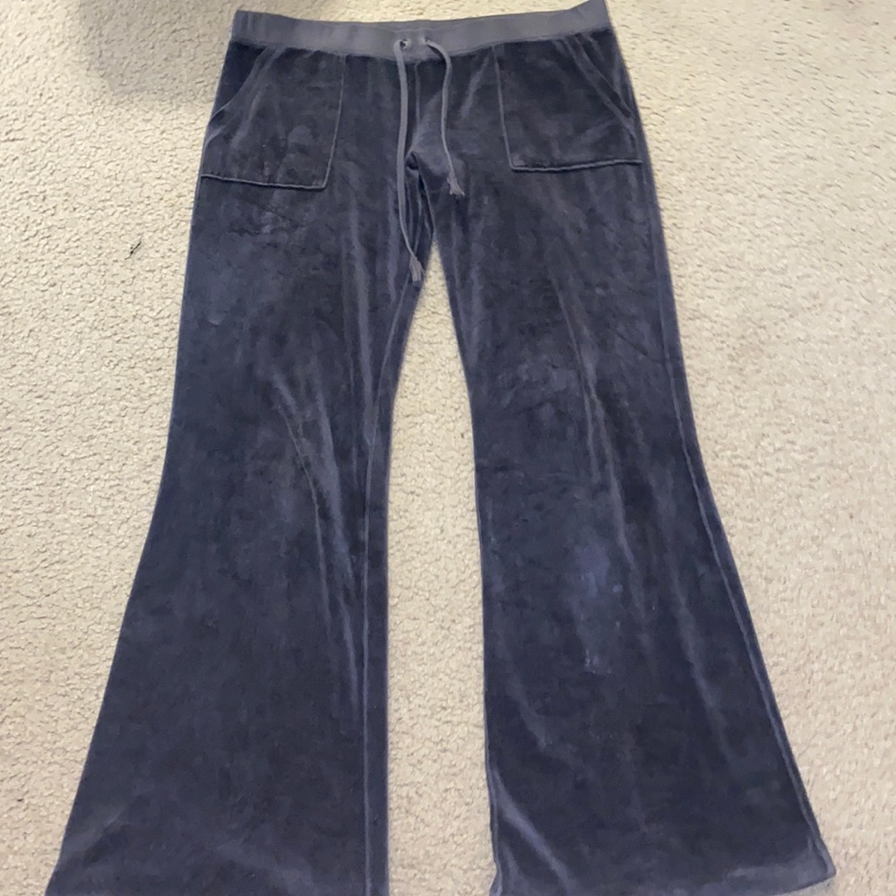 JUICY COUTURE gray tracksuit pants